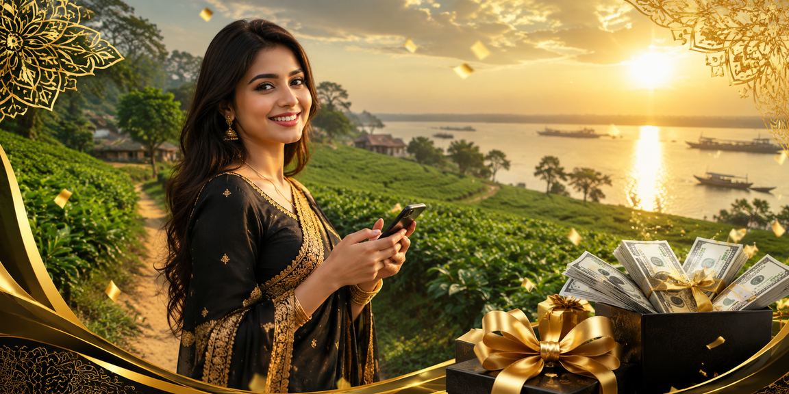 বগুড়ার চা বাগানে ভিআইপি বোনাস উপভোগ করছেন একজন ব্যবহারকারী
