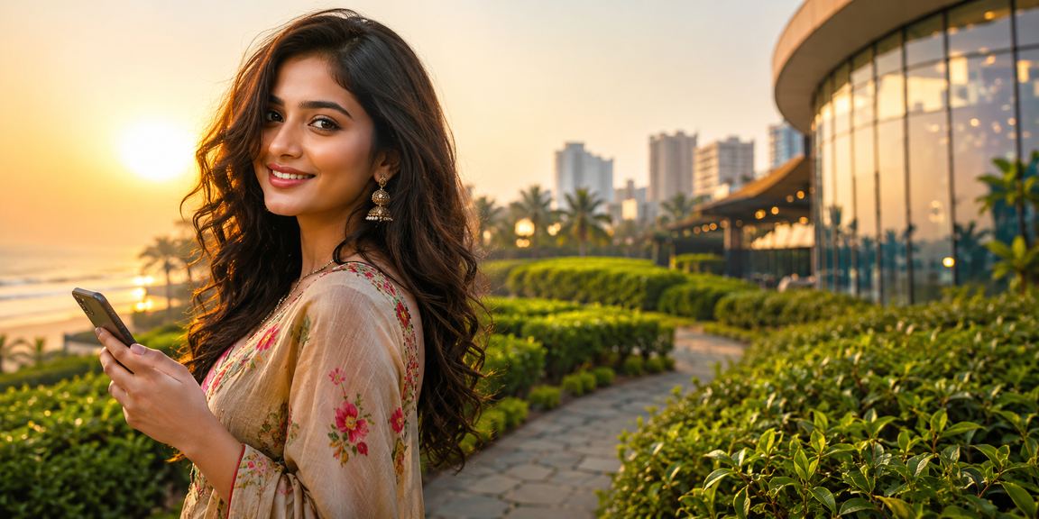 গাজীপুরের চা বাগানে মোবাইলে পেমেন্ট করছেন একজন ব্যবহারকারী